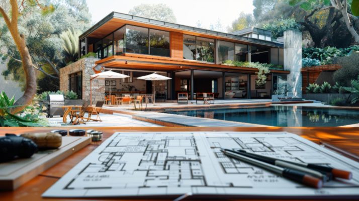 Cores e materiais que estão em alta em projetos de casas modernas